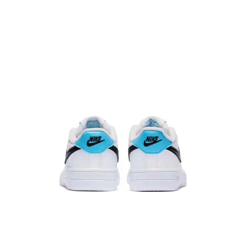 Nike Air Force 1 18 Low Top Skateboard Shoes White Blue Infant And Toddler-4