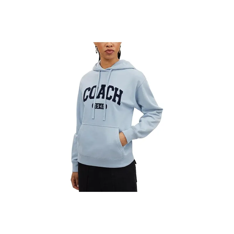 COACH SS24 Sweatshirt Women's Light Blue-1