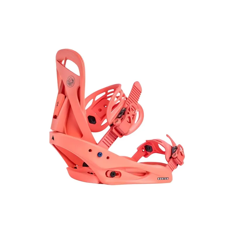 BURTON Women's Burton Citizen Re：Flex Snowboard Single Snowboard Ski Bindings Women's Pink-1