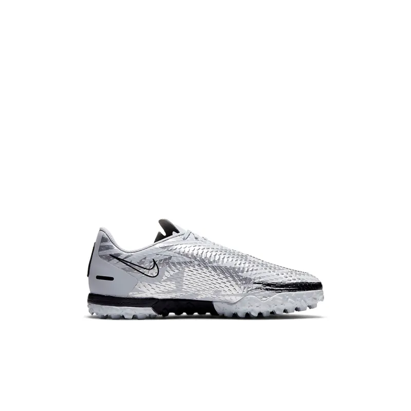 Nike Phantom GT Low Top Kids' Soccer Shoes Gray Silver Black Kids'-1