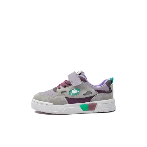Kappa Anti-Slip Wear-Resistant Low-Top Kids' Skateboarding Shoes Purple Kids'