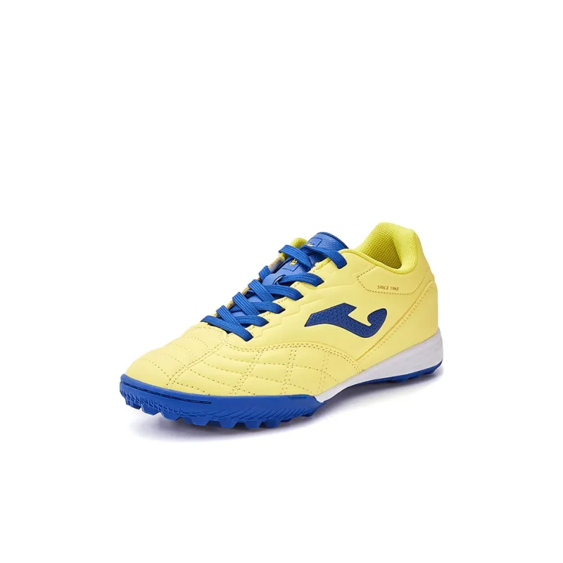 Joma Liga T1 Tf Anti Slip And Wear Resistant Coverage Low Top Kids' Soccer Shoes Yellow Blue Kids'-2