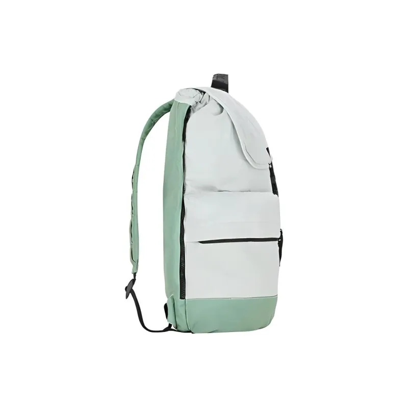 STONE ISLAND Linen Nylon Backpack Men's Light Green-1