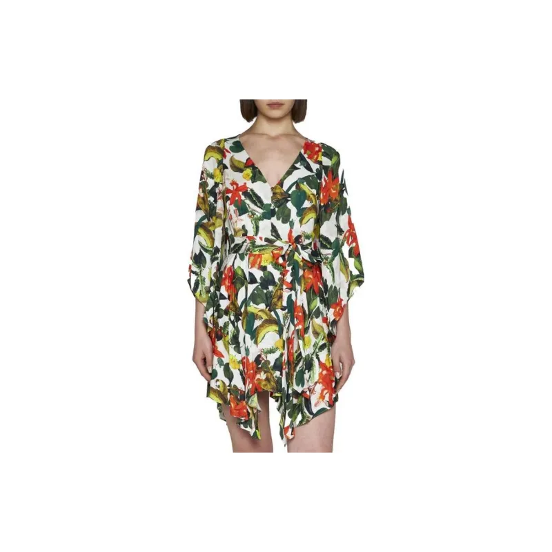 Alice + Olivia Marva Floral print Belted Minidress-3