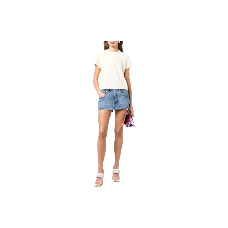 Alexander Wang T Shirts Women's Ivory White-2