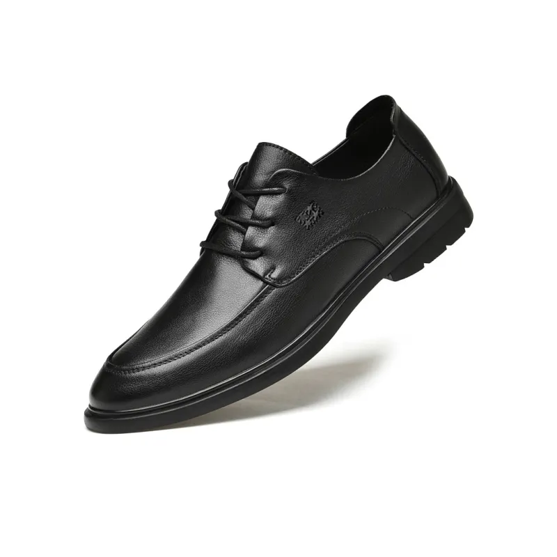 Mulinsen Men's Casual Shoes Men Low Top Black/Black Cut Out-2