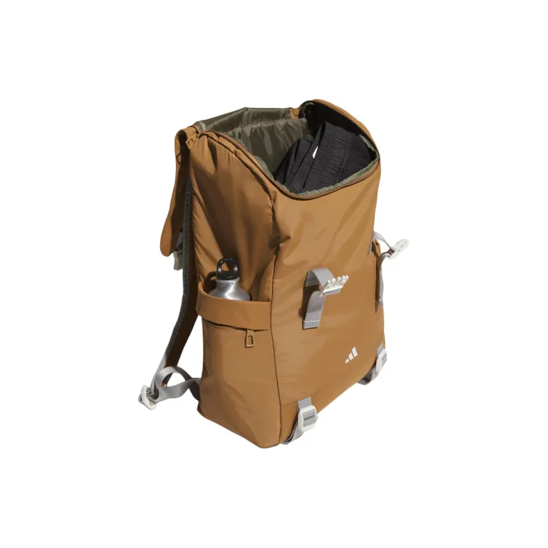 Adidas Recycled Polyester Backpack Regular Unisex Desert Brown & Light Gray-3