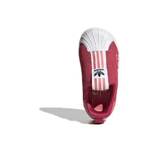 Adidas Originals 360 X I TD Anti Slip Wear Resistant Low Top Skateboard Shoes Watermelon Red Infant And Toddler-3