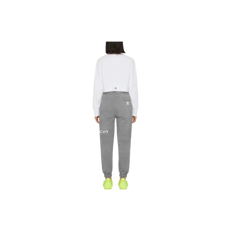 GIVENCHY FW22 Knitted Sweatpants Women's Gray-1