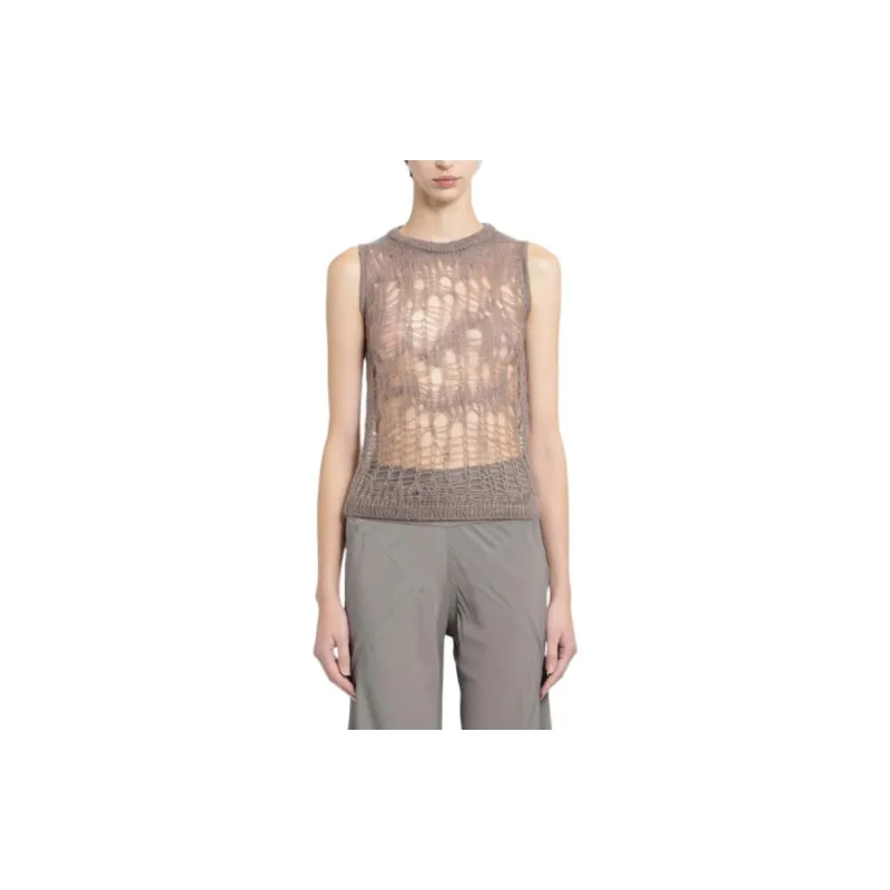 RICK OWENS Maglia Spider Tank Dust-1