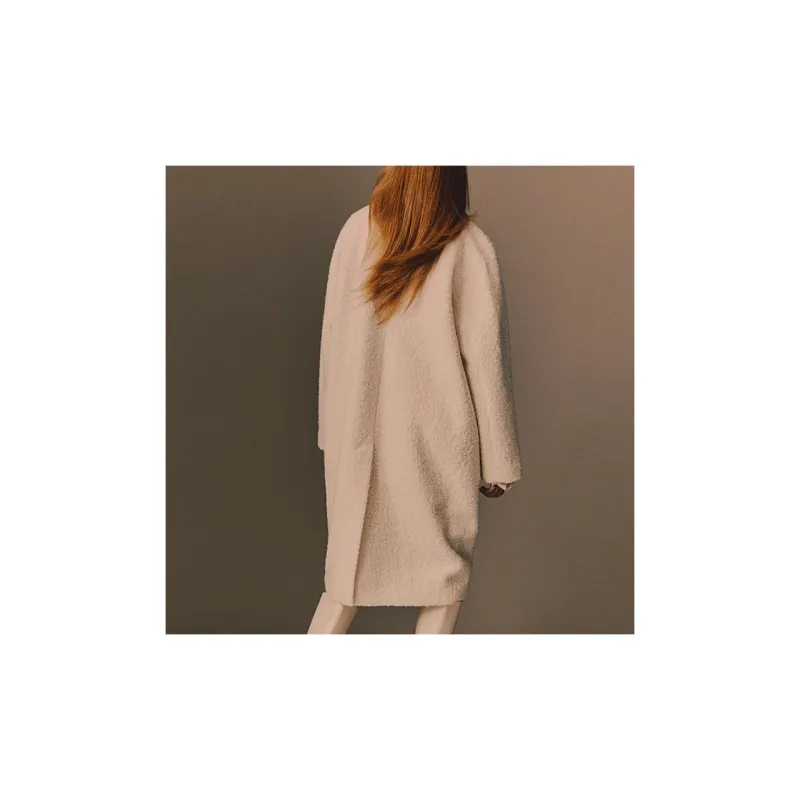 H&M Coats Women's Cream-2