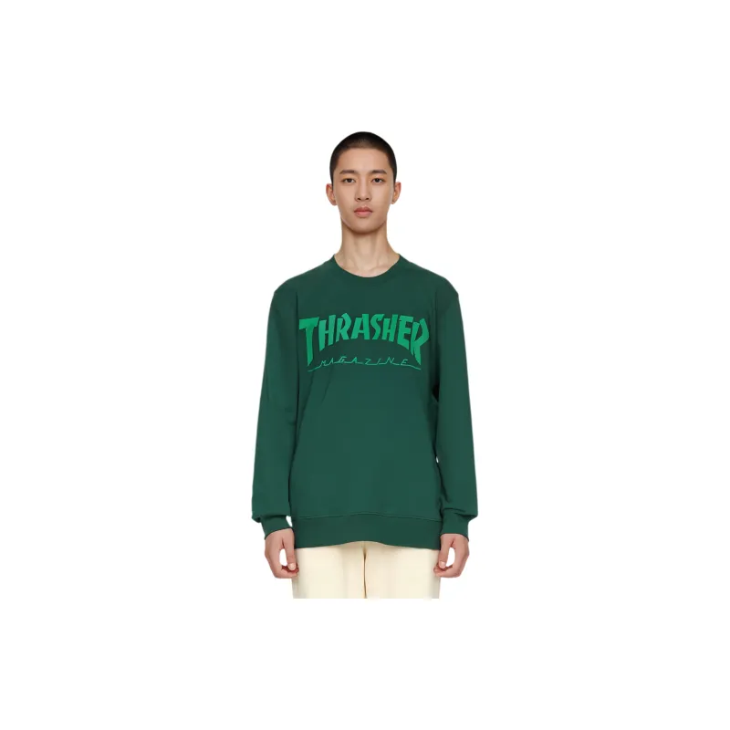 Thrasher Sweatshirt Japan Version Unisex Green-1