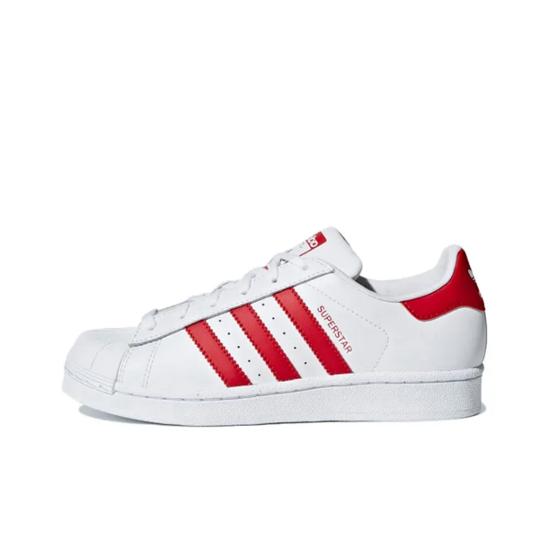 Adidas Superstar Cloud White Scarlet GS-0