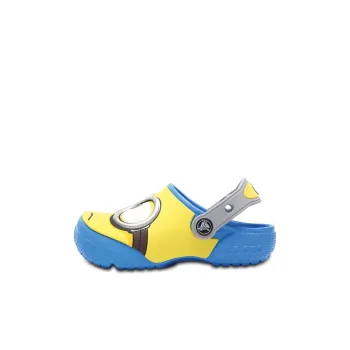 Crocs Classic Clog Beach Sandals Blue Yellow Kids'