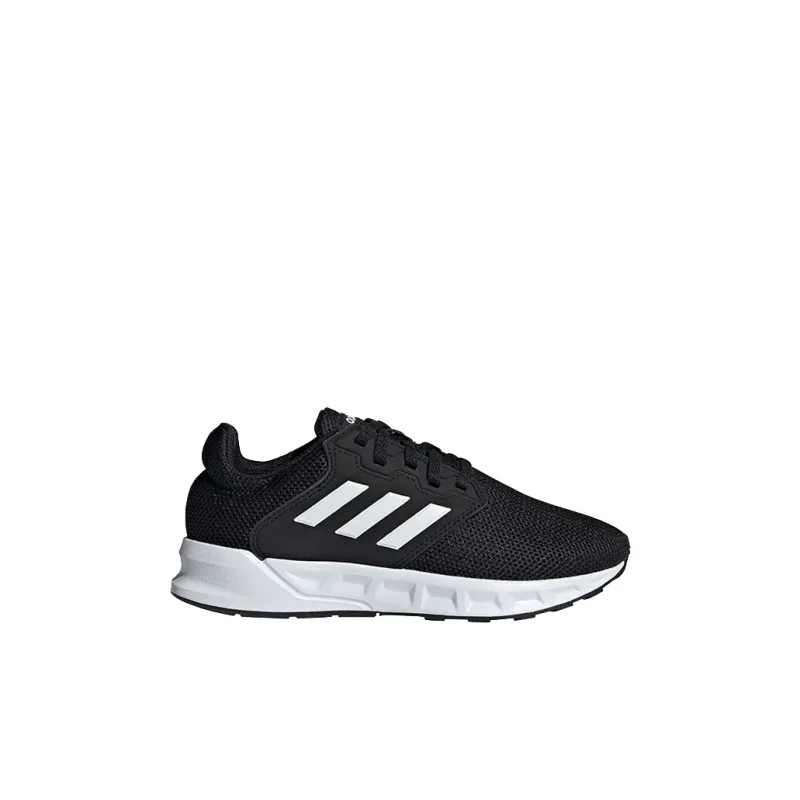 Adidas Neo Showtheway Breathable Low Top Running Shoes Black White Kids'-1