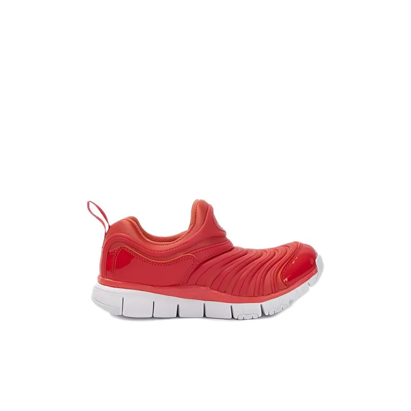 Nike Dynamo Free Slip-Resistant Cushioning Kids Lifestyle Shoes White Orange Children Aged 3-7 Years Old-1