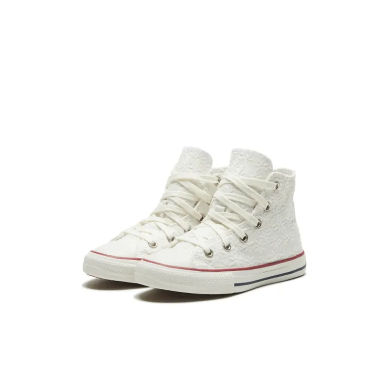 Converse Chuck Taylor All Star High Top Kids Canvas Shoes White Children Aged 3 7 Years Old-2