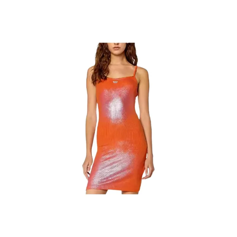 DIESEL Slip Dress Women's Orange-1