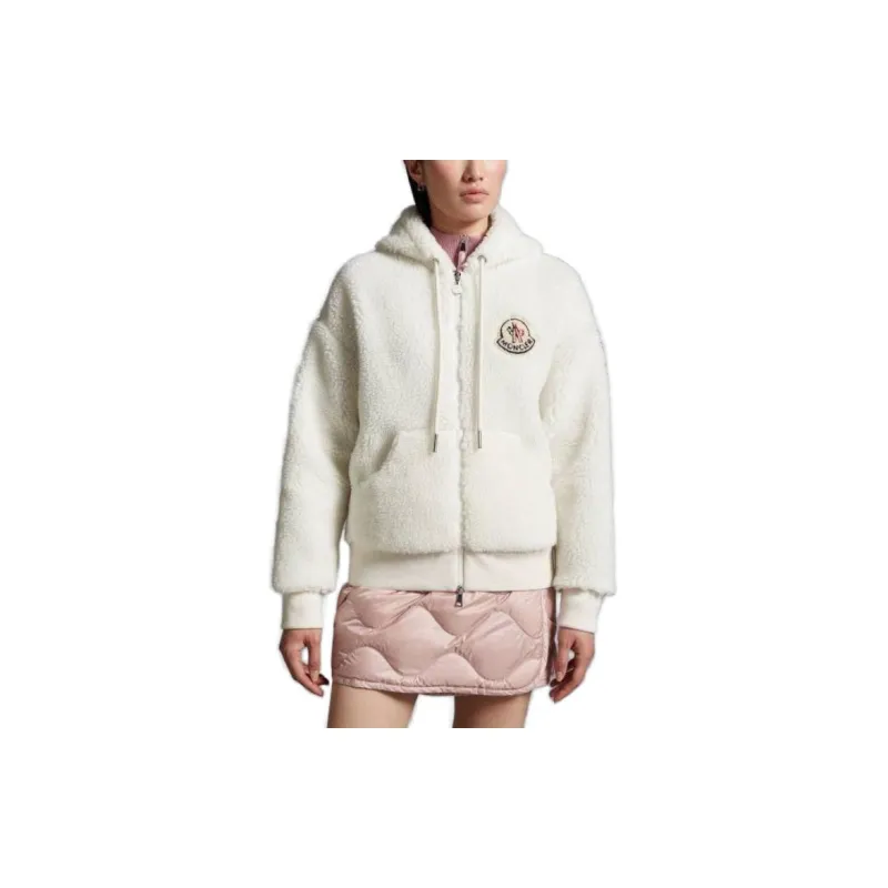 Moncler Teddy Fleece Zip Hoodie-1