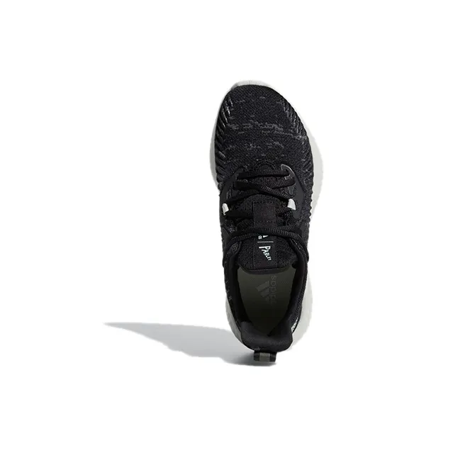 Adidas AlphaBounce Low Top Kids' Running Shoes Black Teenagers-4