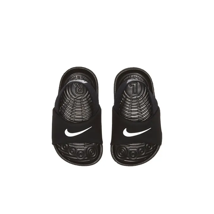 Nike Kawa Slide Low Top Toddler Shoes Pure Black Infant And Toddler-2