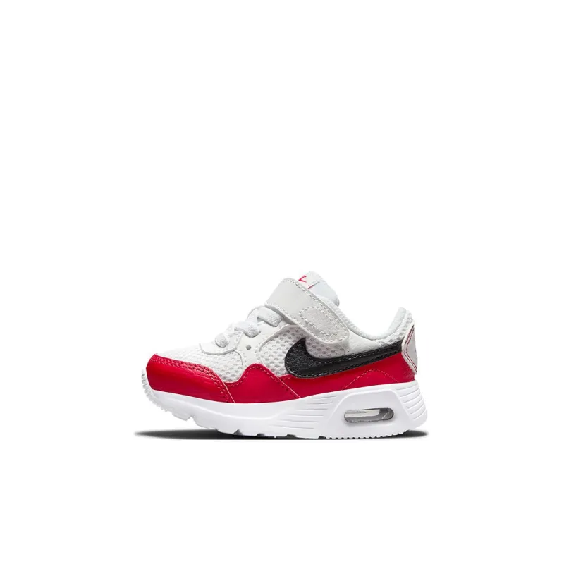Nike Air Max SC Low Top Running Shoes White Red Black Infant And Toddler-0