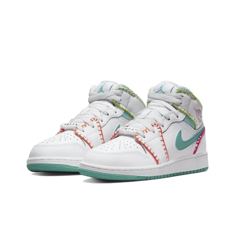 Jordan 1 Mid Multi Knit GS-2