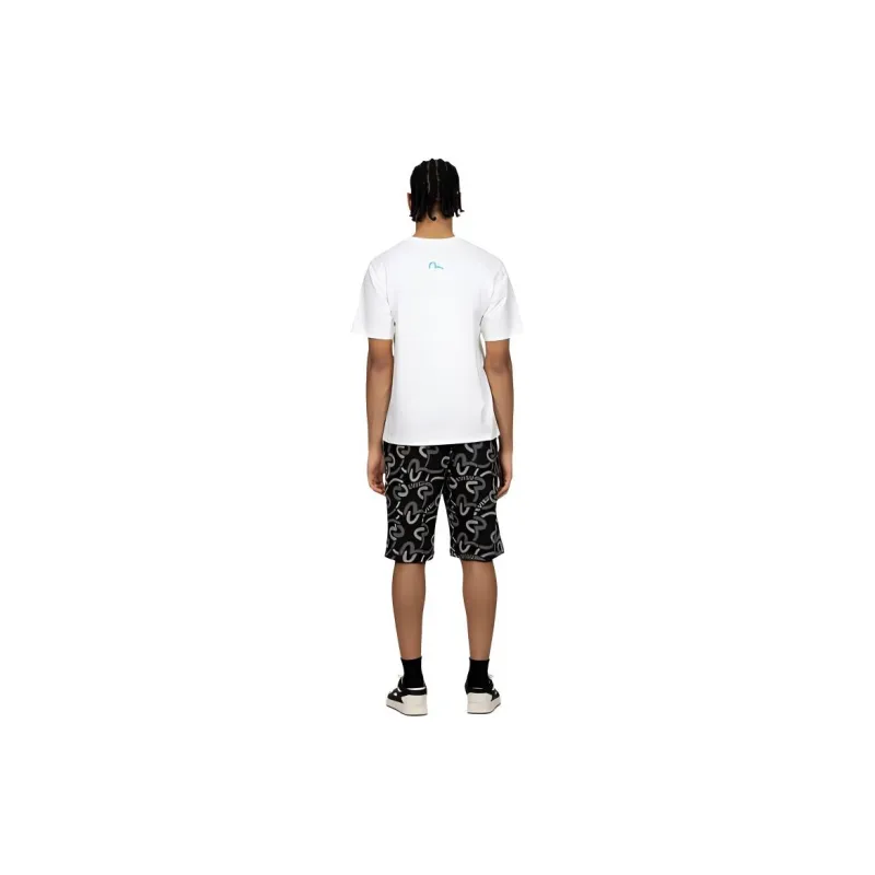 EVISU Short Sweatpants Men's Black-4