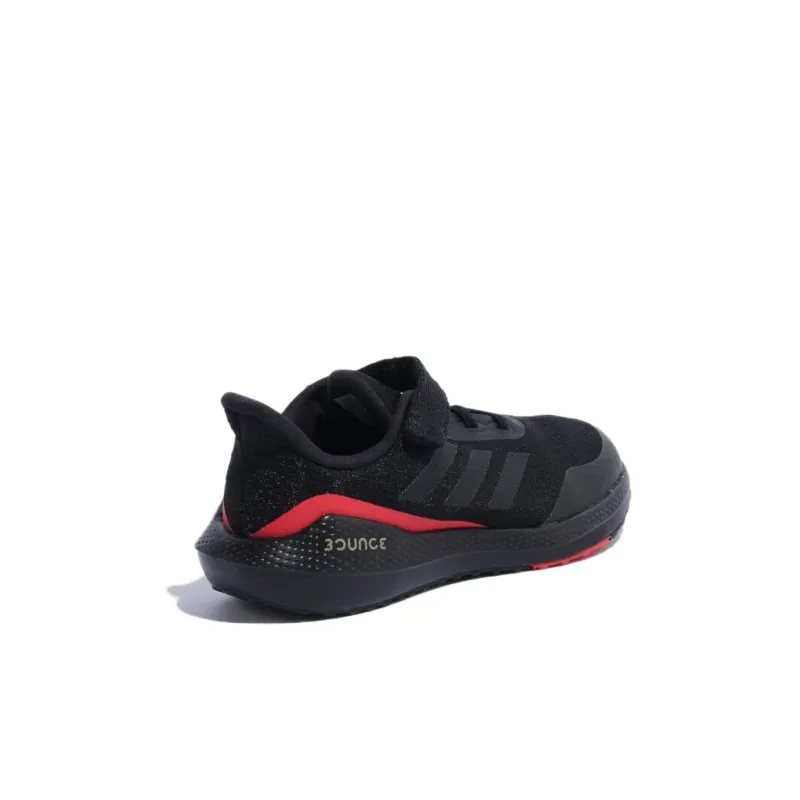 Adidas EQ21 Run K Abrasion Resistant Low Top Kids' Running Shoes Black Kids'-3