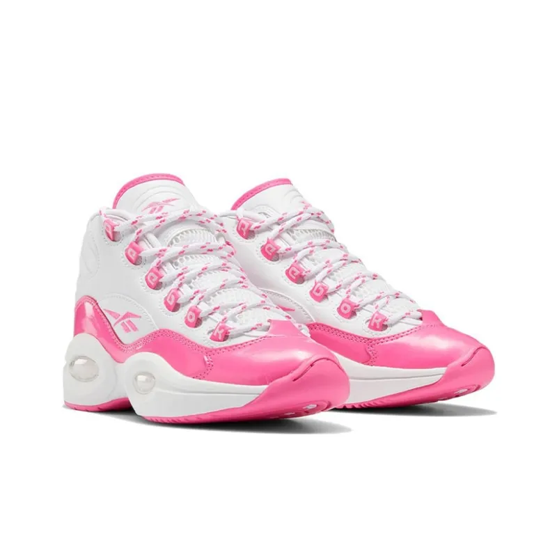Reebok Question   Mid Big Kid 'Atomic Pink'-1