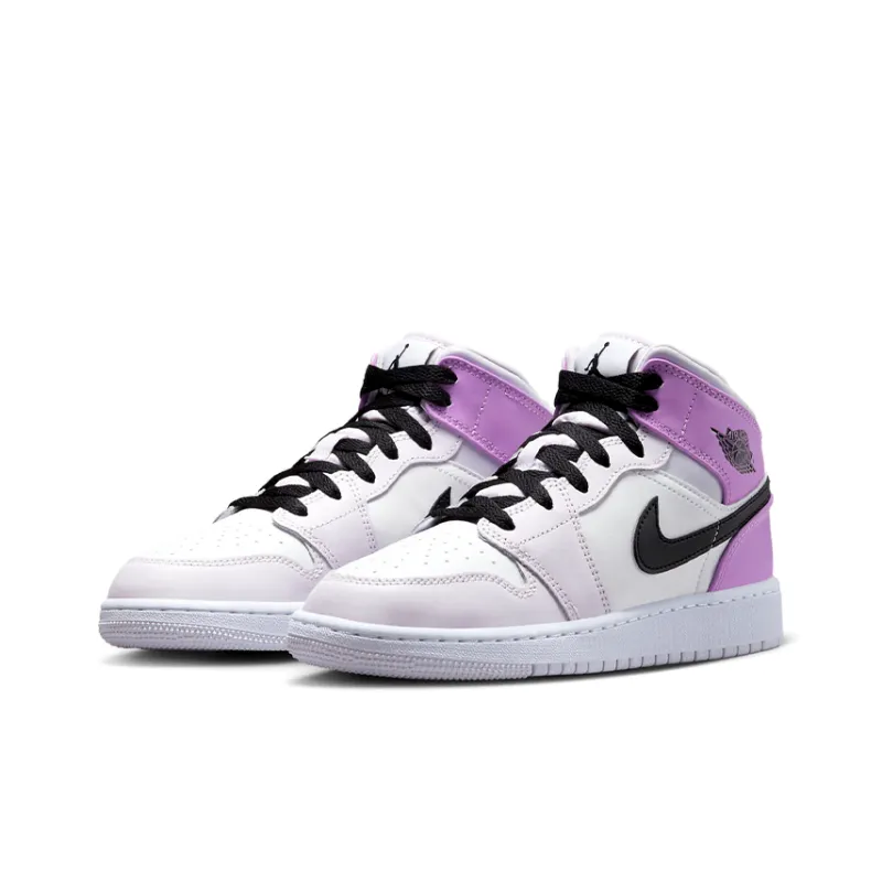 Jordan 1 Mid Barely Grape GS-2