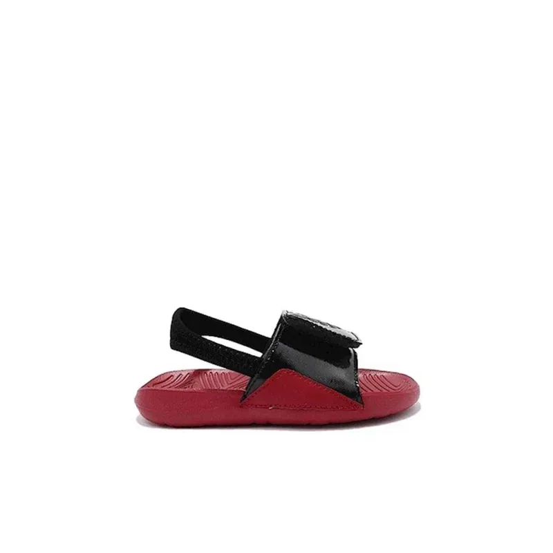 Jordan Hydro 7 Low Top Toddler Shoes Black Red Baby-1