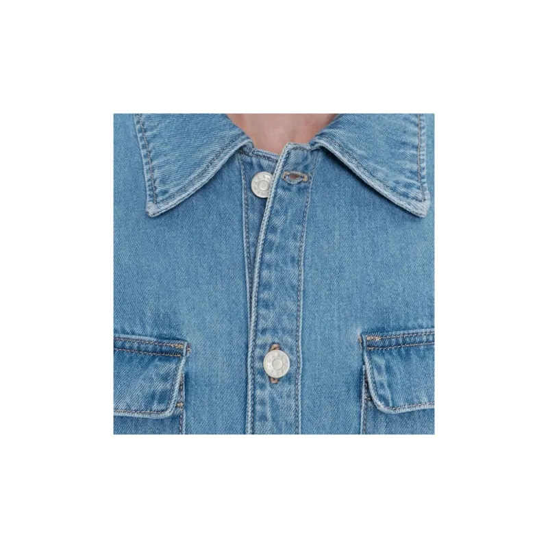 BIMBA Y LOLA Denim Jacket Women's Blue-3