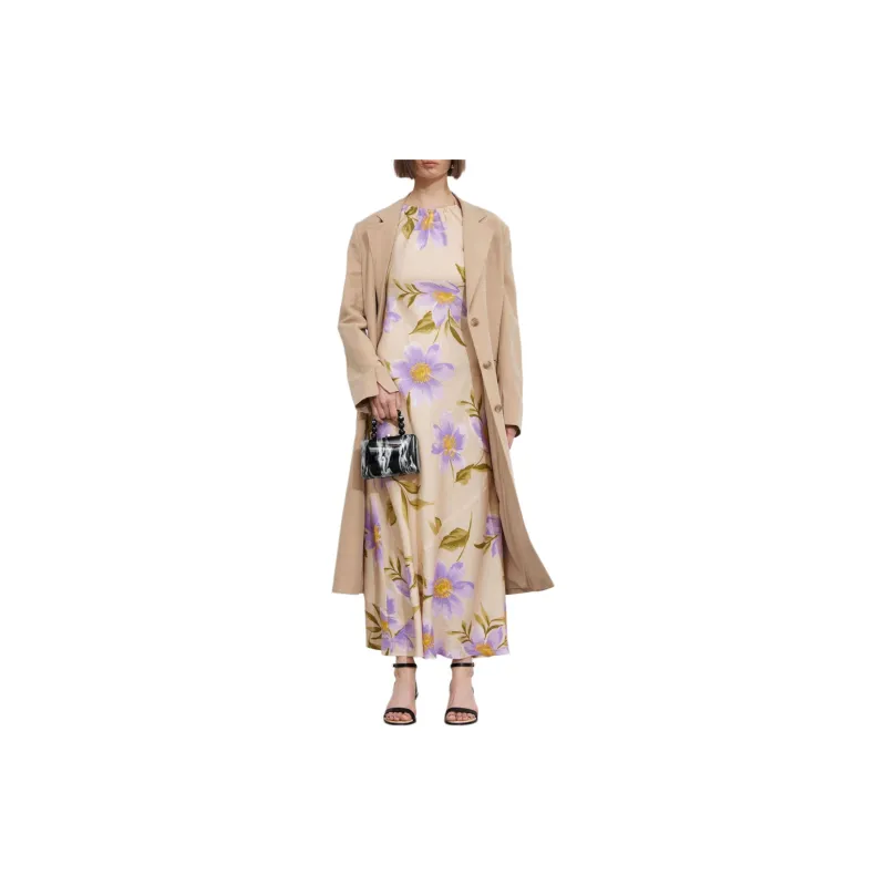 Other Stories Sleeveless Dress Women's Lilac Print-2