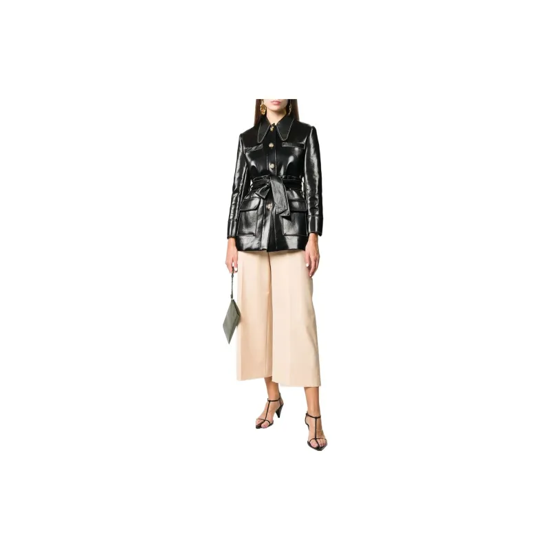 JIL SANDER Wide Leg Cropped Trousers-1