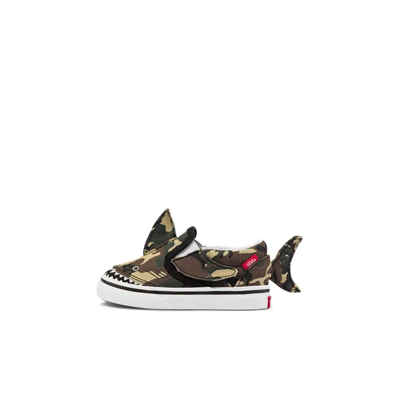 Vans Slip-On V Toddler 'Camo Shark'-0