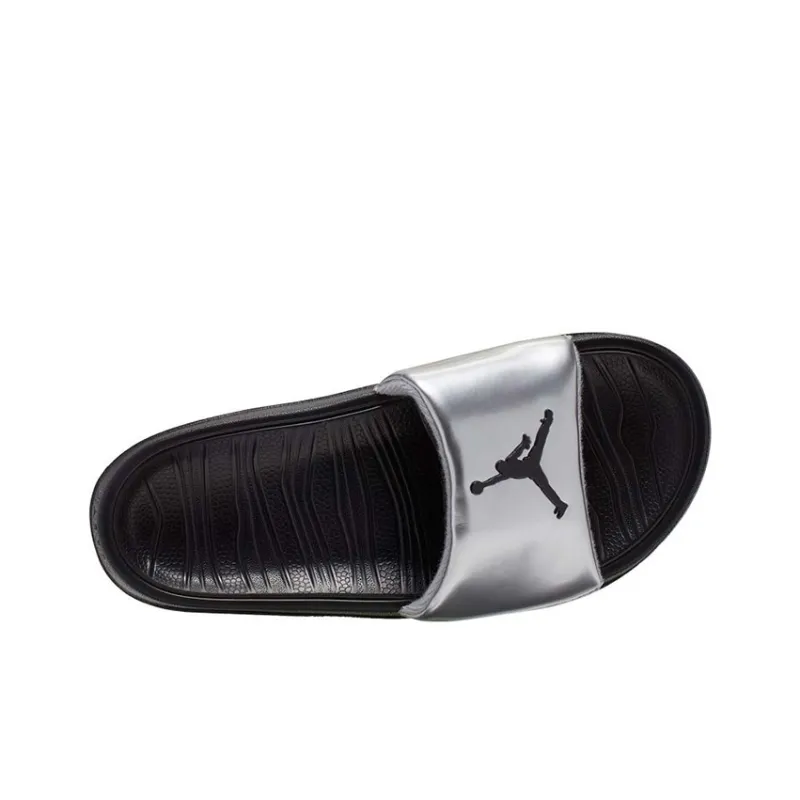 Air Jordan Break Slide 'Metallic Silver Black' GS-2