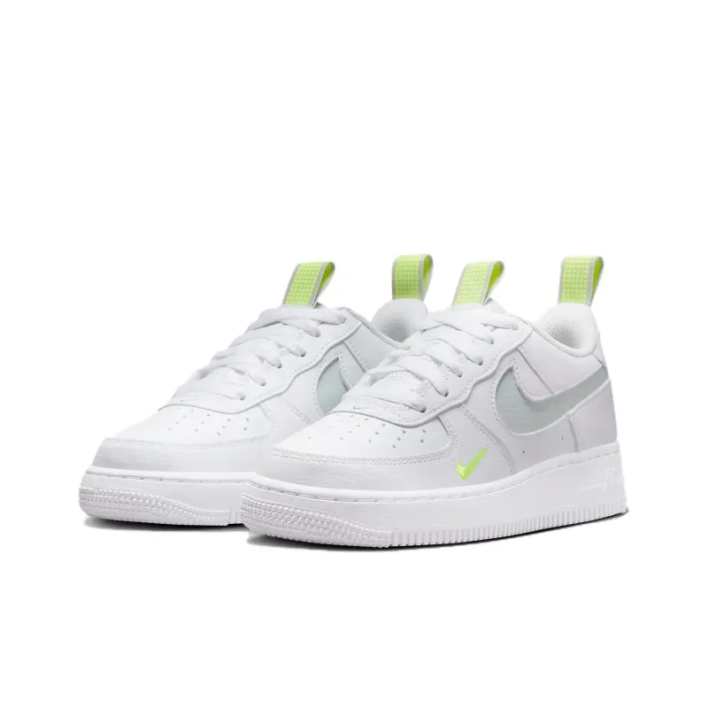 Nike Air Force 1 LV8 GS 'White Volt'-1