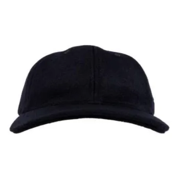 EMPORIO ARMANI Wool Polyester Cotton Polyurethane Baseball Caps Men's Marine Blue