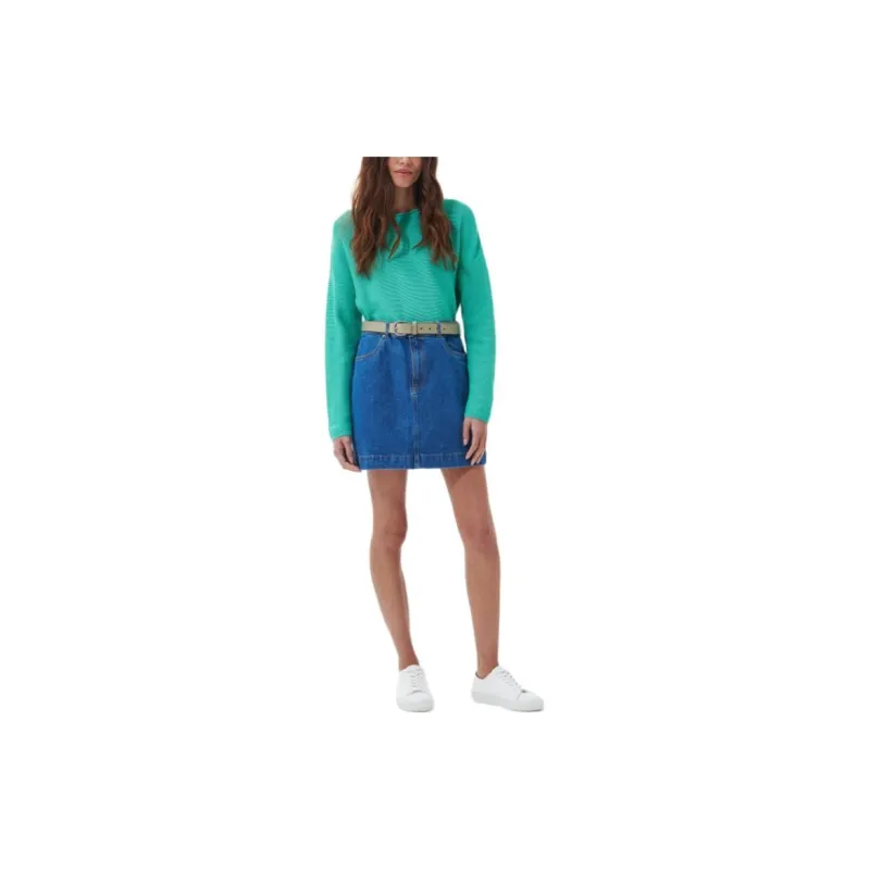 BARBOUR Thistle Skirt Denim Short Skirts Women's Blue-1