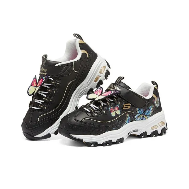 Skechers Abrasion Resistant Low Top Kids Lifestyle Shoes Teenagers-2