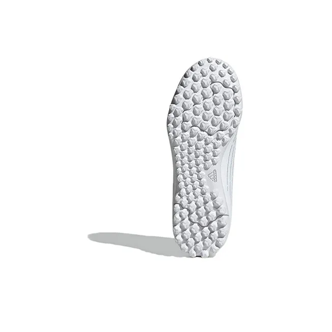 Adidas Abrasion Resistant Low Top Soccer Shoes White Kids'-5