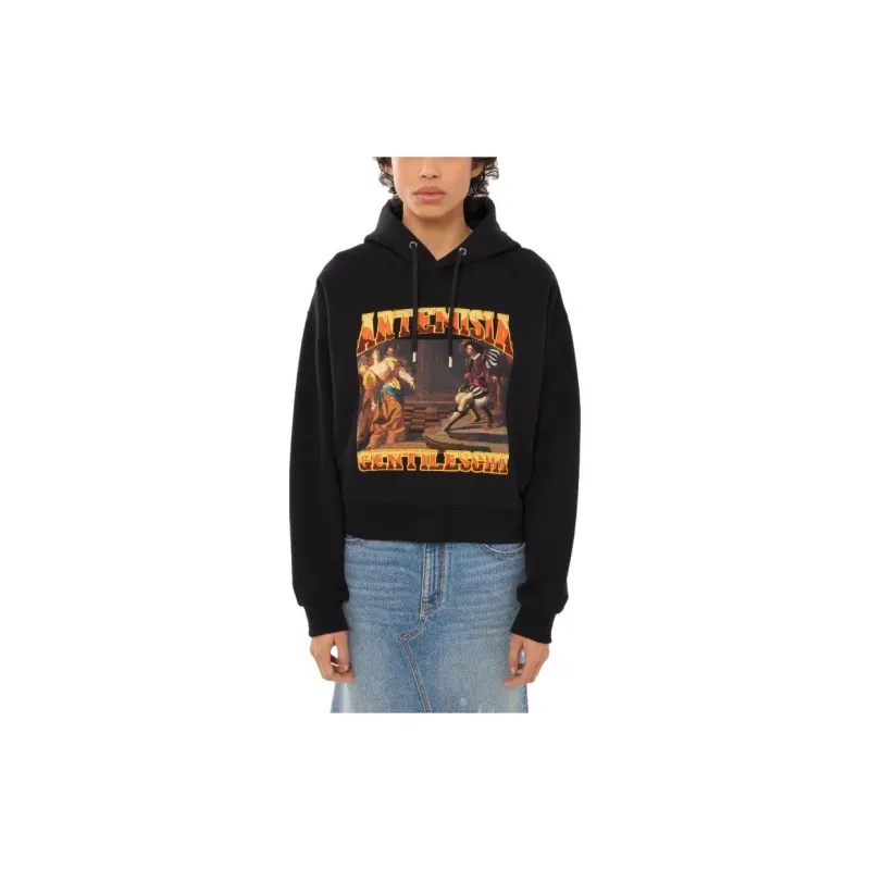 Chloé Graphic Printed Drawstring Hoodie-1