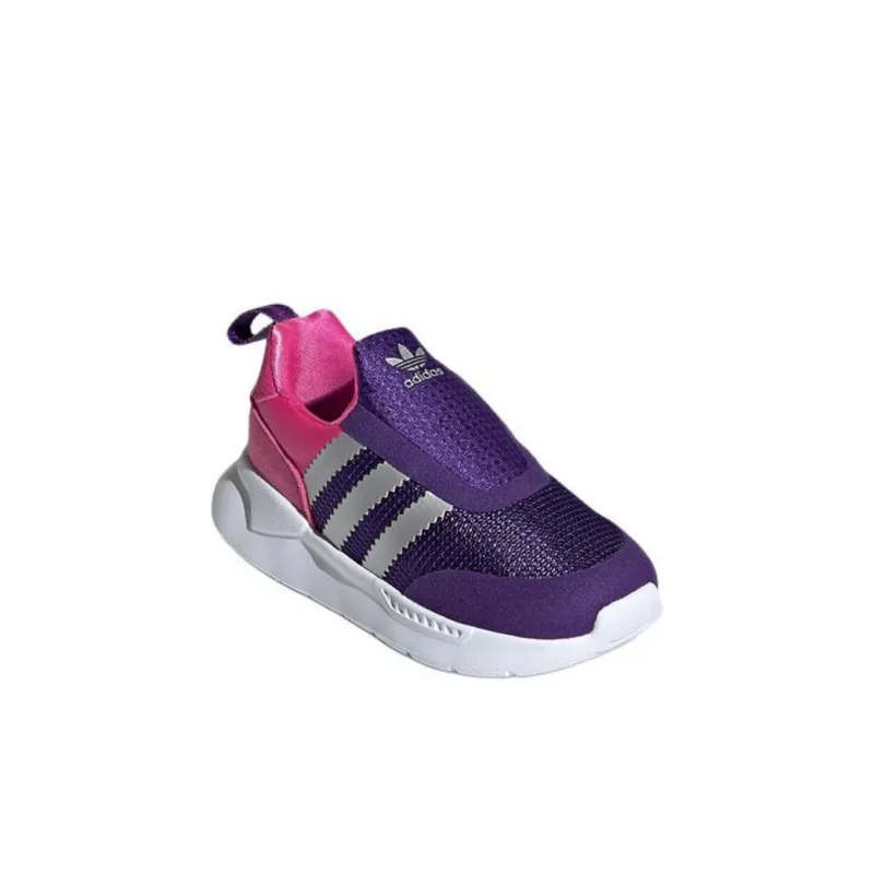 Adidas Originals ZX 360 Low-Top Toddler Shoes Purple Silver Infant And Toddler-2