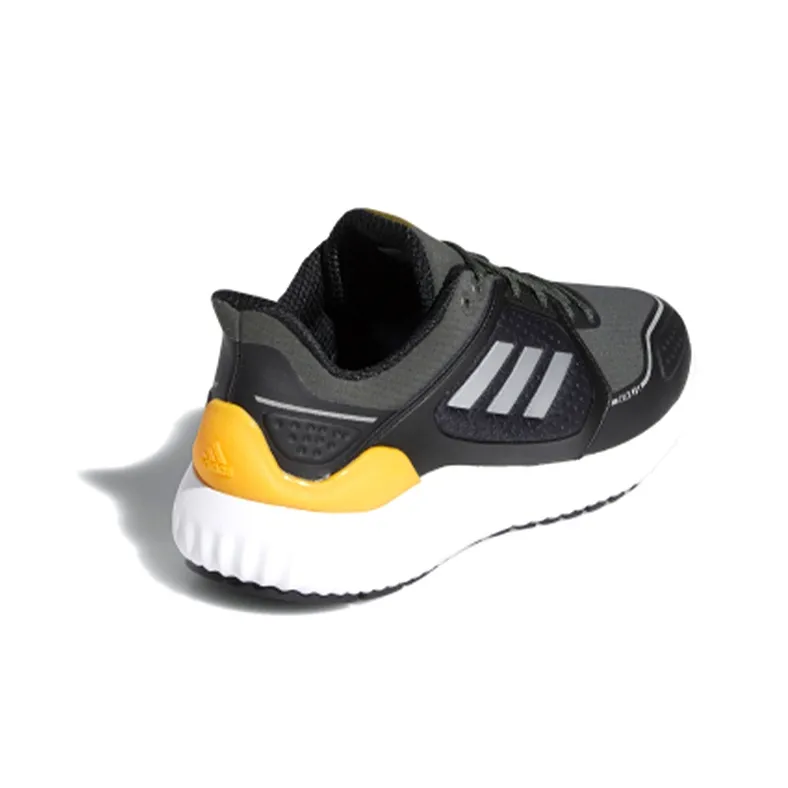 Adidas Climawarm Bounce J Anti Slip Wear Resistant Low Top Running Shoes Black White Yellow Teenagers-3