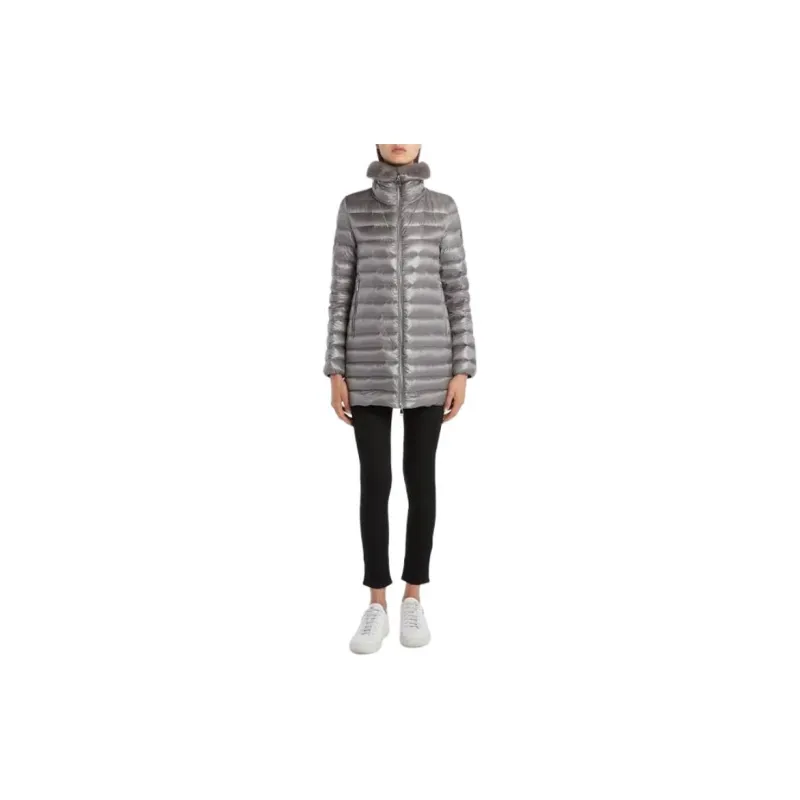 Moncler Down Jacket Women's Gray-1