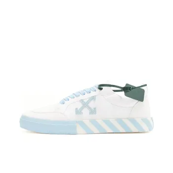 OFF WHITE Vulcanized Low Sneaker 'White Blue'