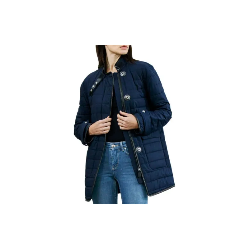 Burberry Jackets Women's Navy Blue-3