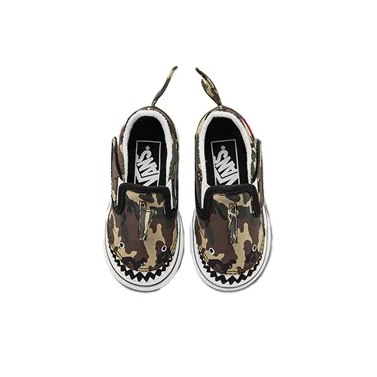 Vans Slip-On V Toddler 'Camo Shark'-1