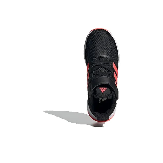 Adidas Neo Runfalcon 1.0 Breathable Low Top Running Shoes Black Red Children Aged 3 7 Years Old-3